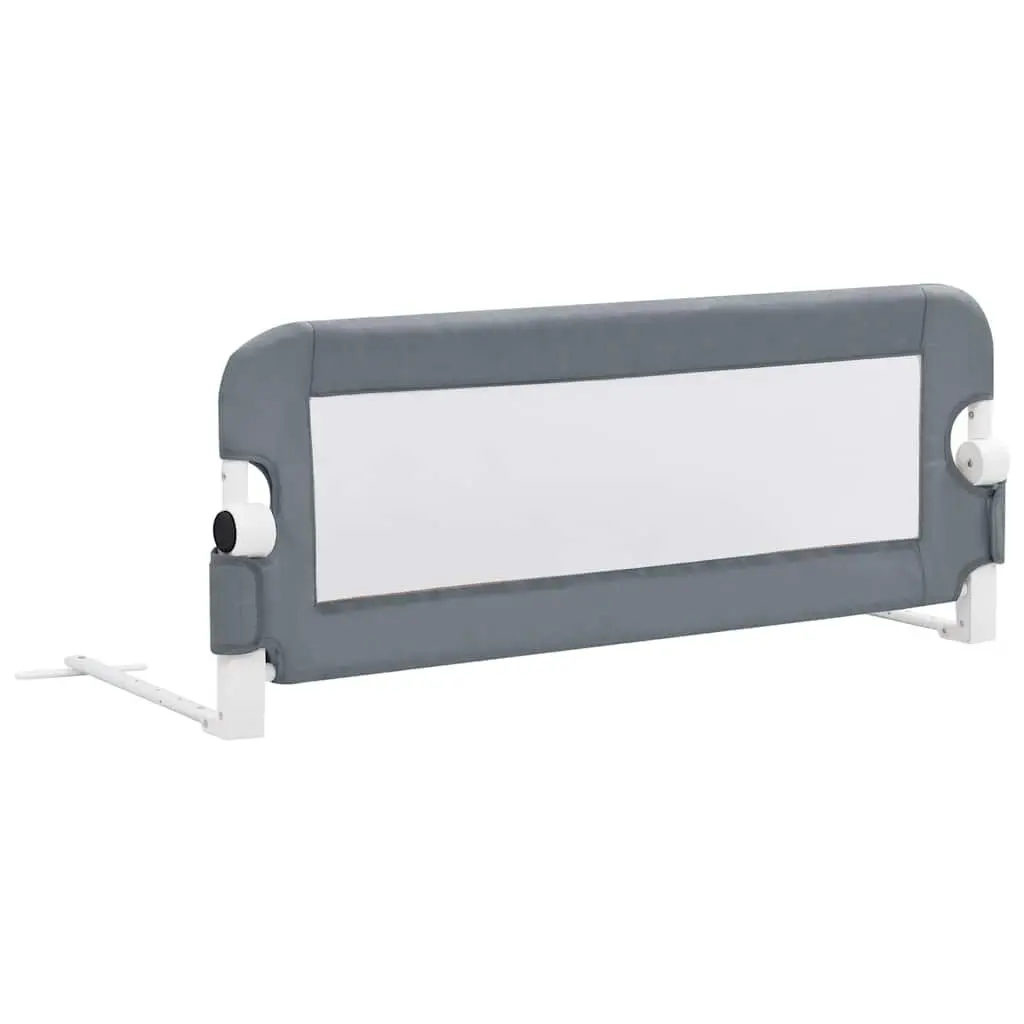 Toddler Safety Bed Rail Grey 102x42cm Foldable Protective Guard