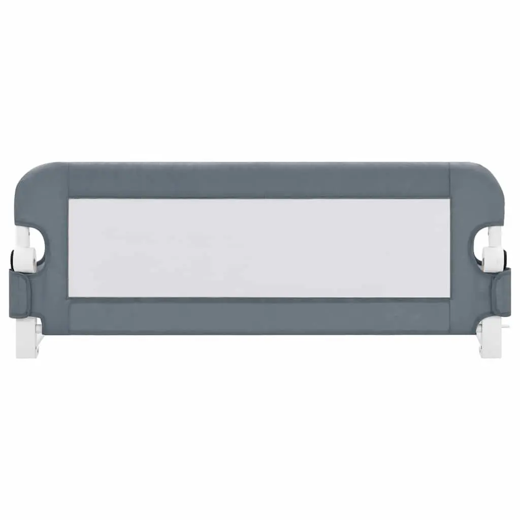 Toddler Safety Bed Rail Grey 102x42cm Foldable Protective Guard