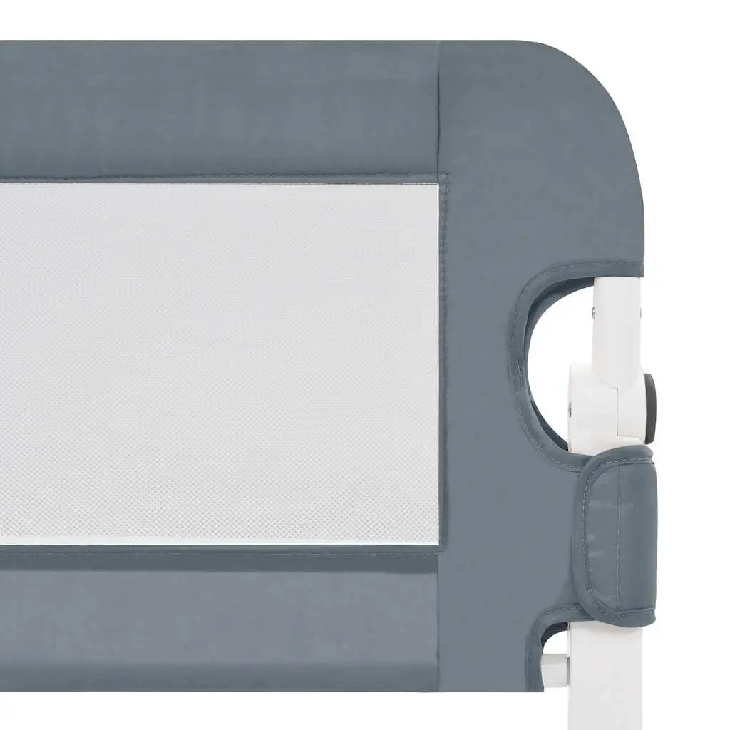 Toddler Safety Bed Rail Grey 102x42cm Foldable Protective Guard