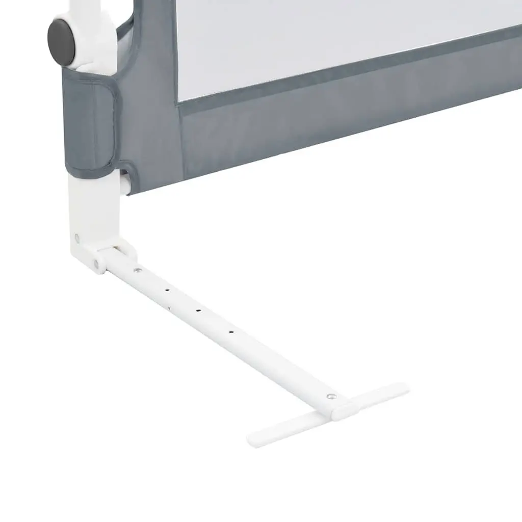 Toddler Safety Bed Rail Grey 102x42cm Foldable Protective Guard