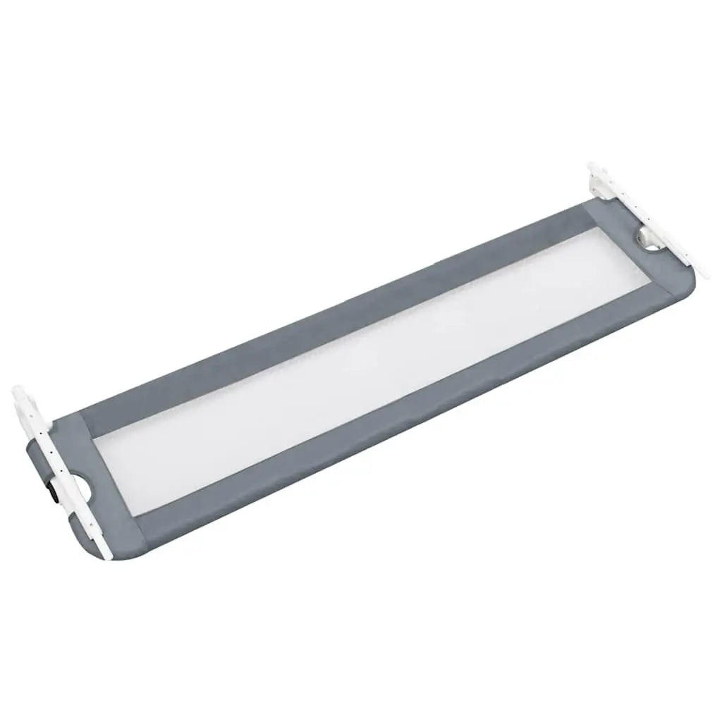 Toddler Safety Bed Rail Grey Foldable Protective Guard 150x42cm