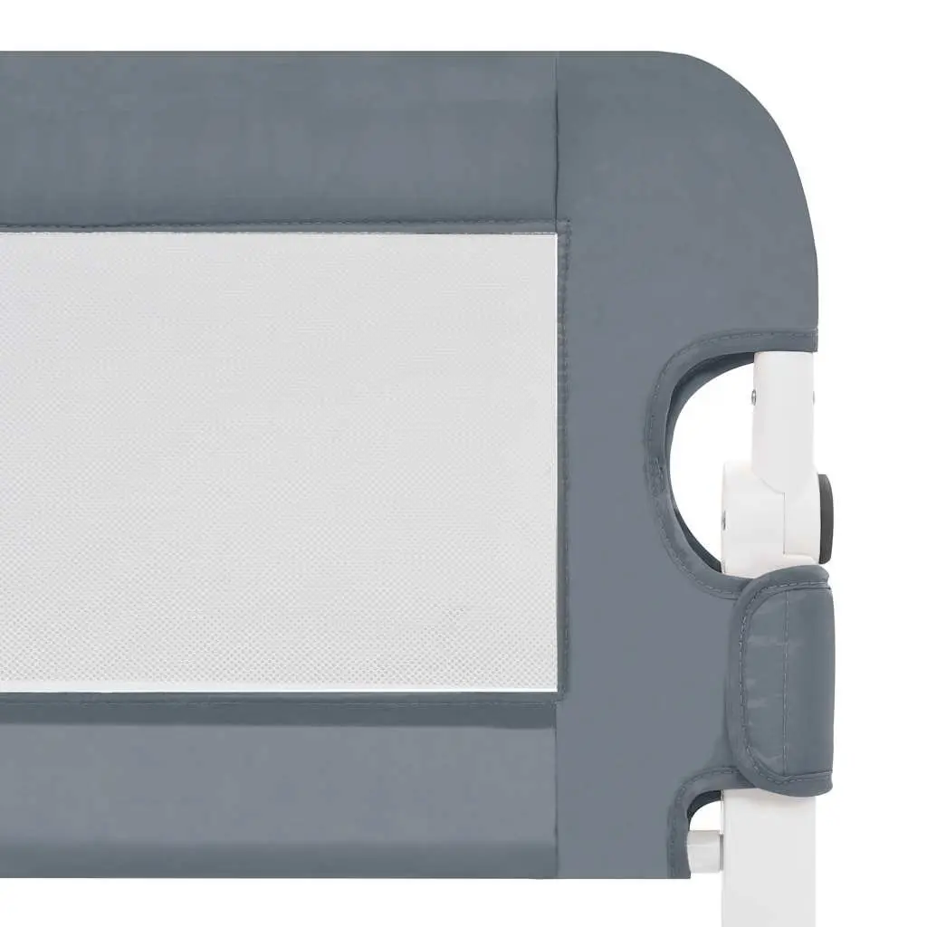Toddler Safety Bed Rail Grey Foldable Protective Guard 150x42cm