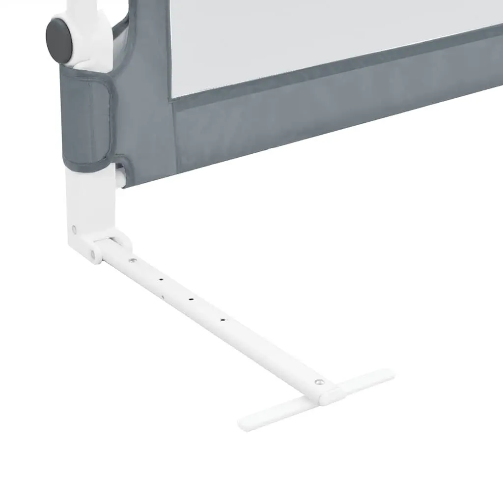 Toddler Safety Bed Rail Grey Foldable Protective Guard 150x42cm