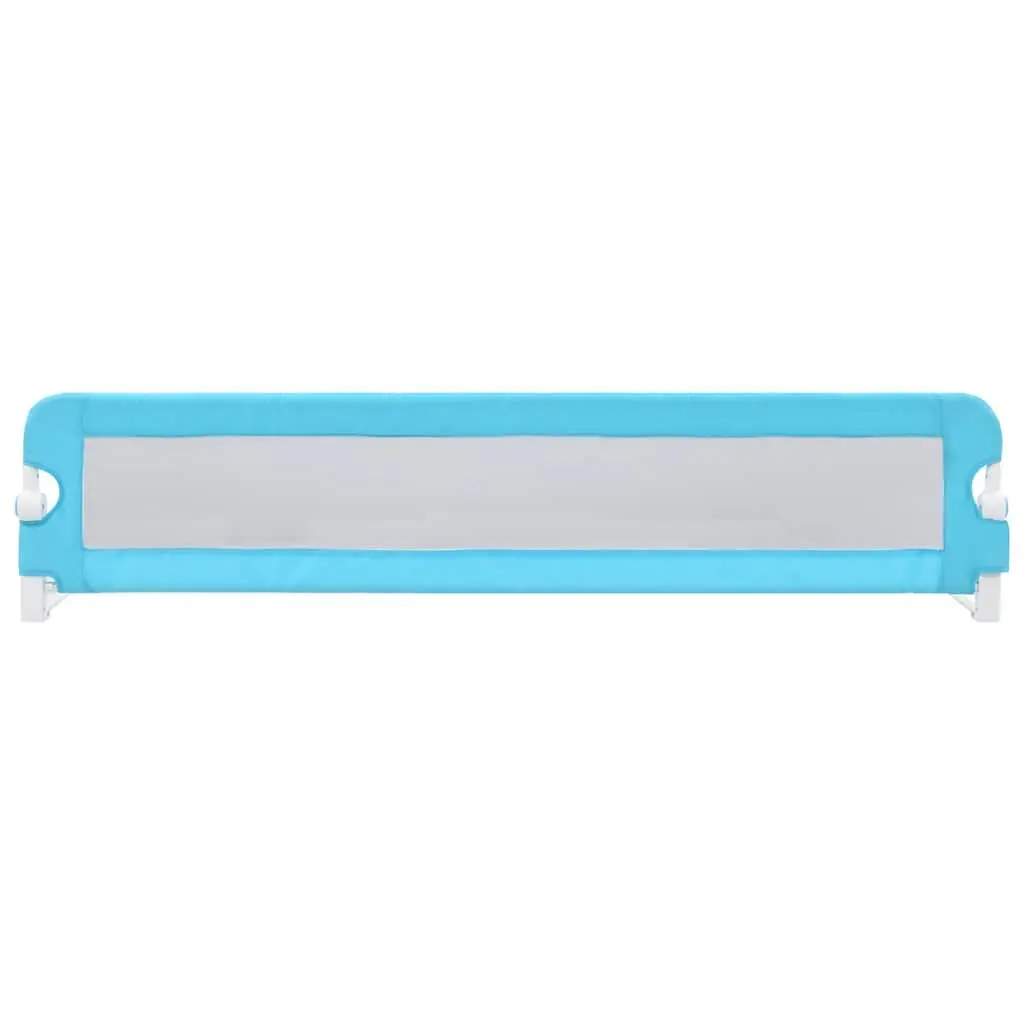 Toddler Safety Bed Rail Fall Protection 180x42 cm Foldable Blue