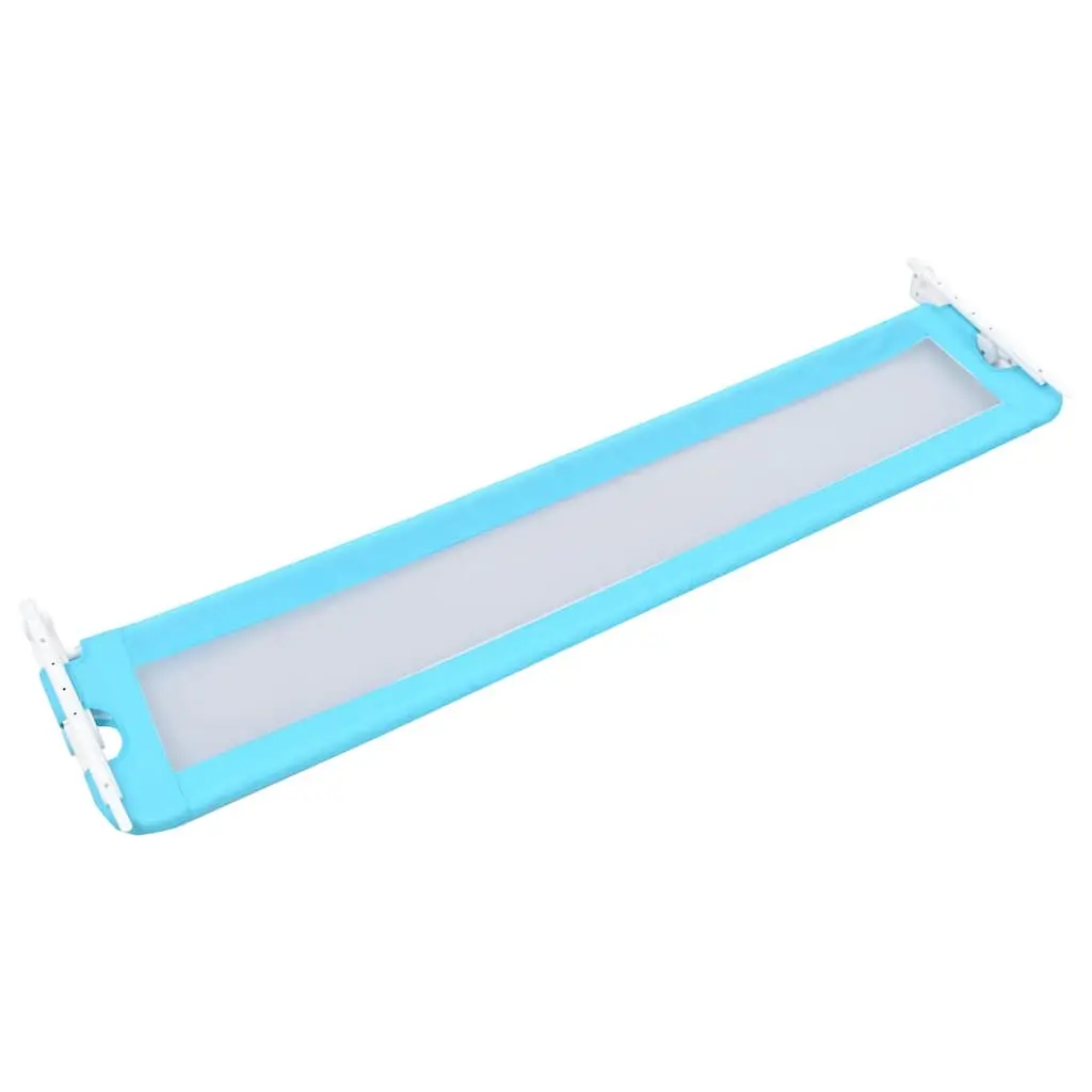 Toddler Safety Bed Rail Fall Protection 180x42 cm Foldable Blue