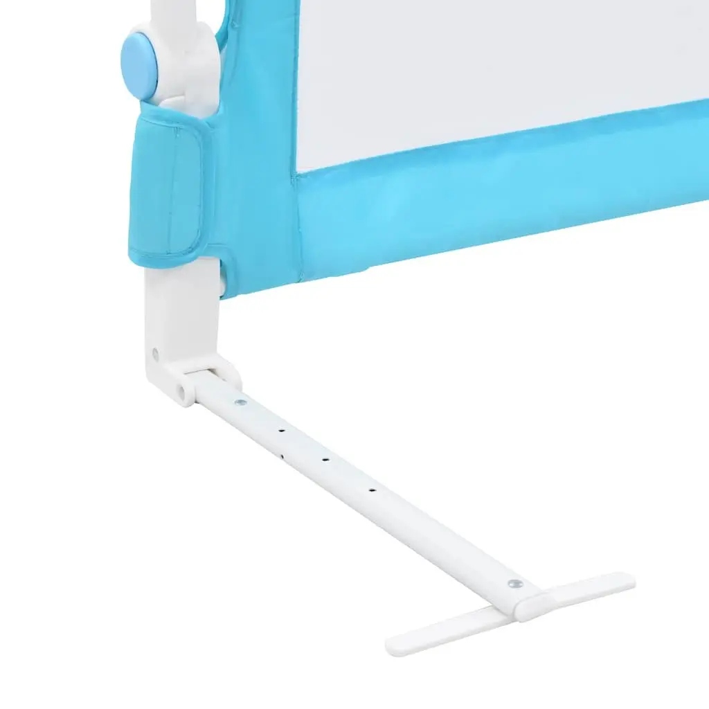 Toddler Safety Bed Rail Fall Protection 180x42 cm Foldable Blue