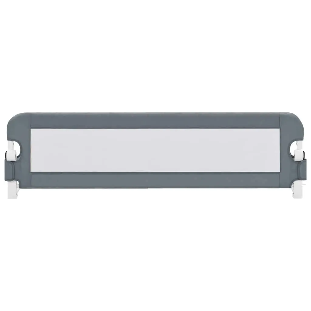 Toddler Bed Rail Protective Sleep Guard 120x42cm Grey Foldable