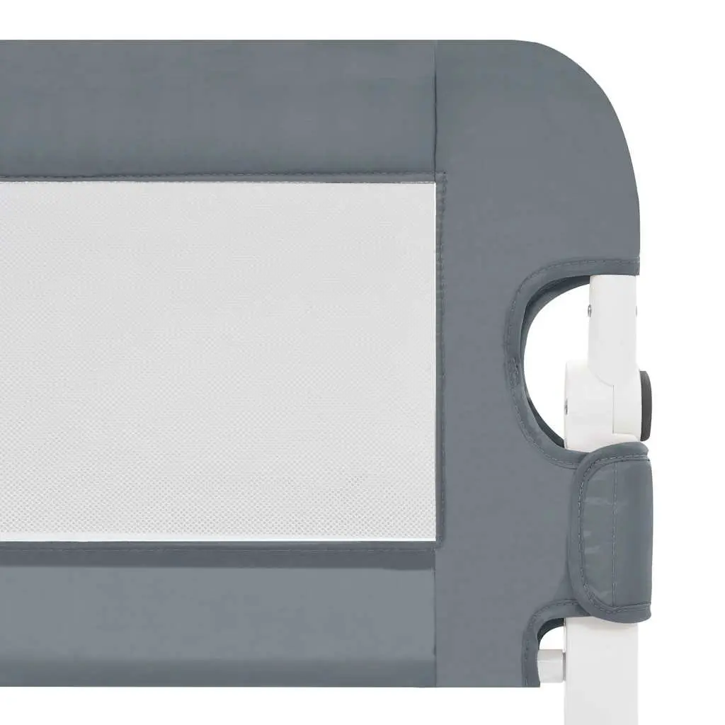 Toddler Bed Rail Protective Sleep Guard 120x42cm Grey Foldable