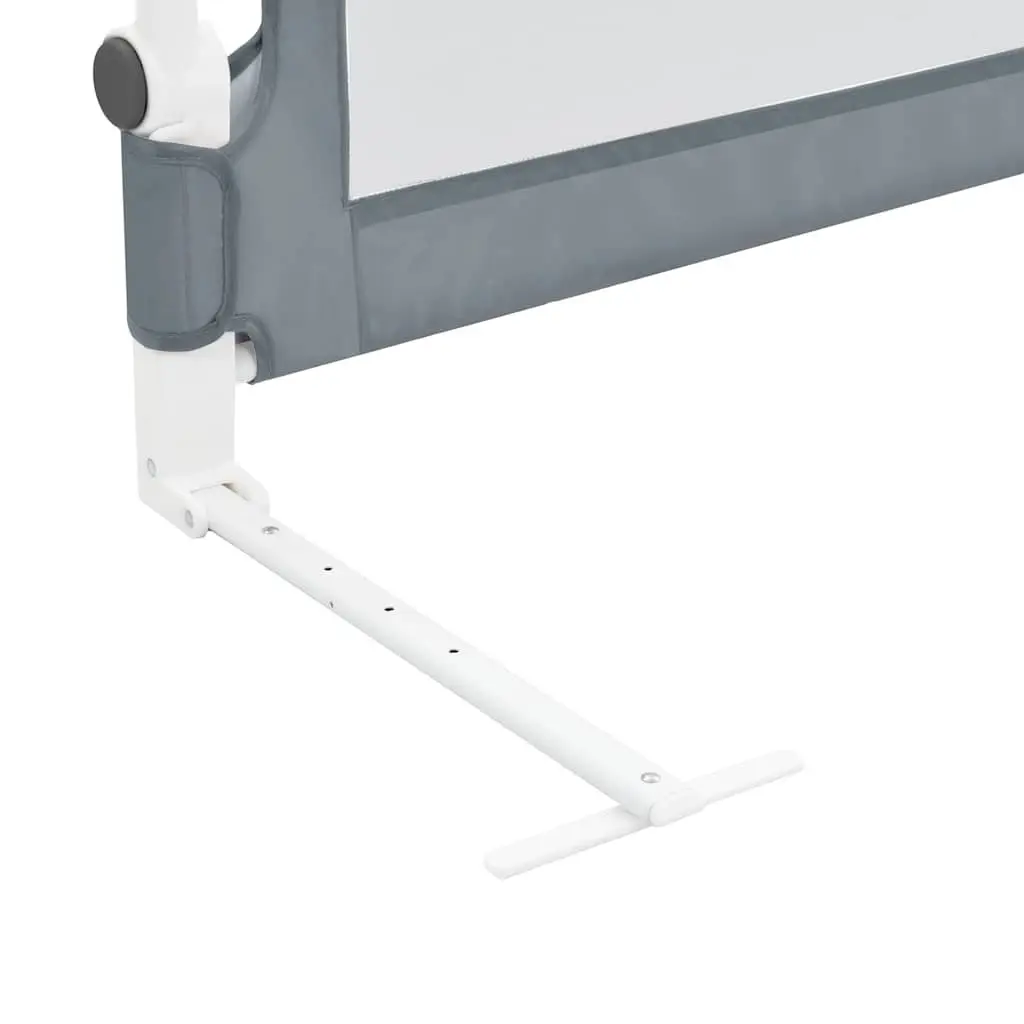 Toddler Bed Rail Protective Sleep Guard 120x42cm Grey Foldable