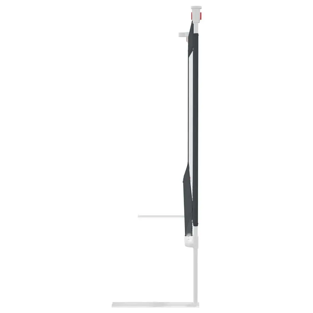 Toddler Bed Rail Adjustable Height Grey 90x25 cm Safety Guard for Kids Cot