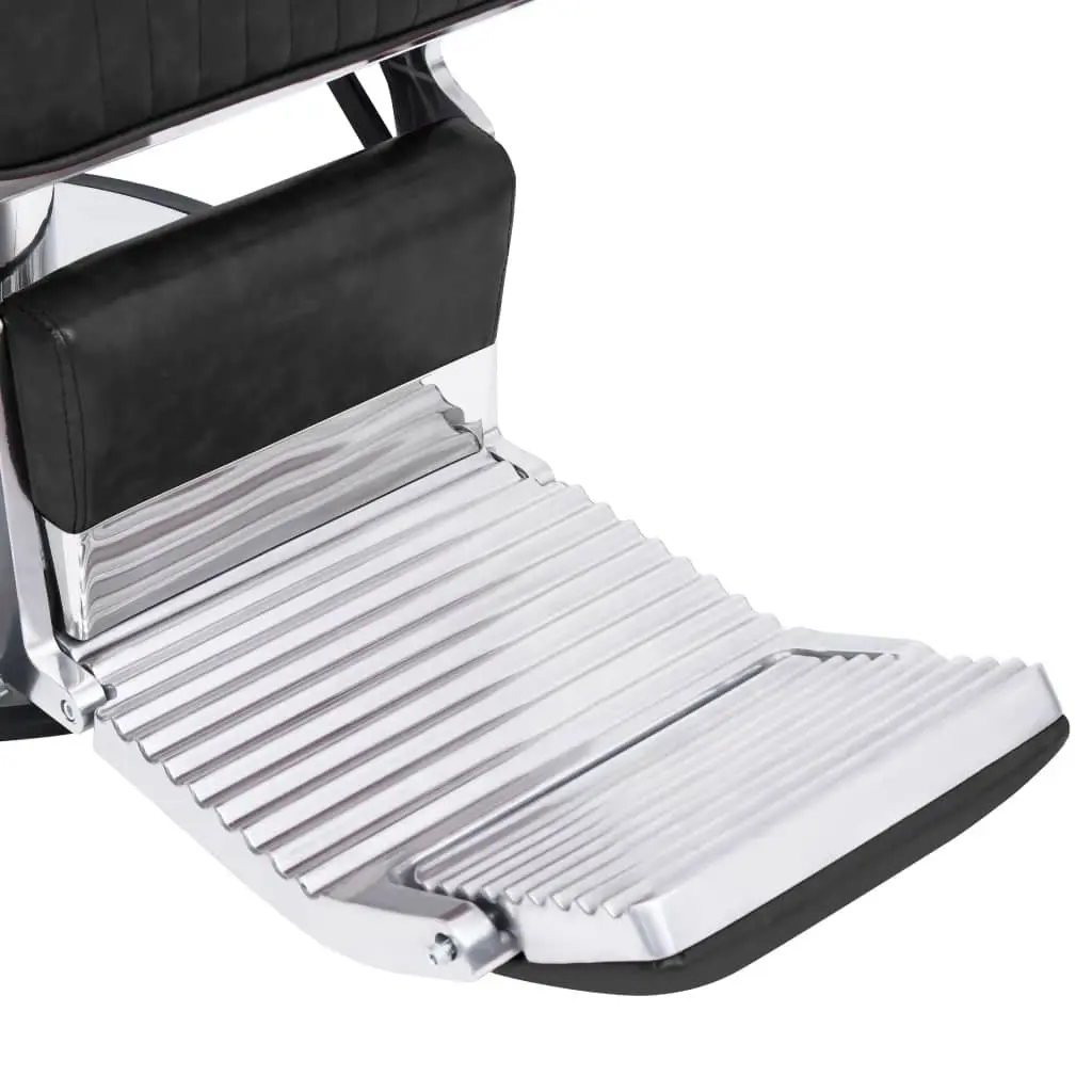 Barber Chair Hairdressing Styling Seat 360 Rotatable Black Faux Leather