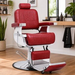 Value in Comfort: Red Barber Chair for Your Salon