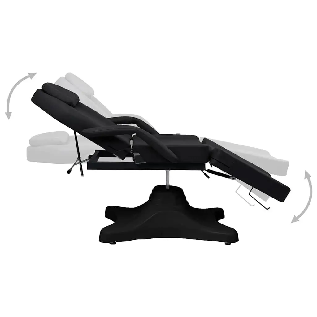 Massage Table Adjustable Facial Treatment Bed 180cm Black