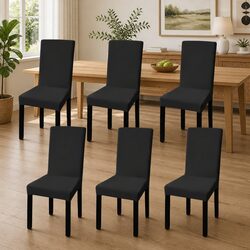 Reliable Black Chair Covers: Practical 6 Pack for Any Setting
