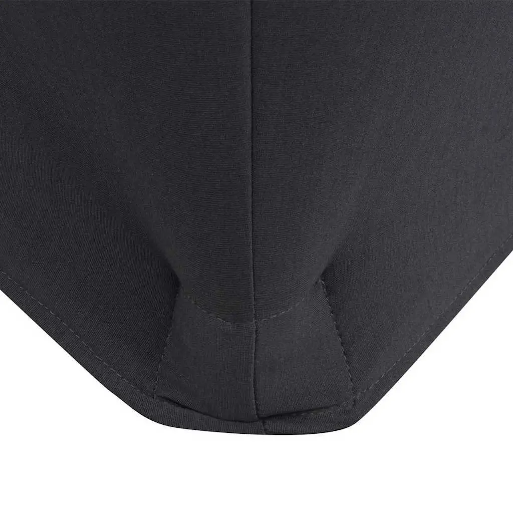 Stretch Table Slipcovers Rectangular Covers 120 cm Anthracite 2 Piece