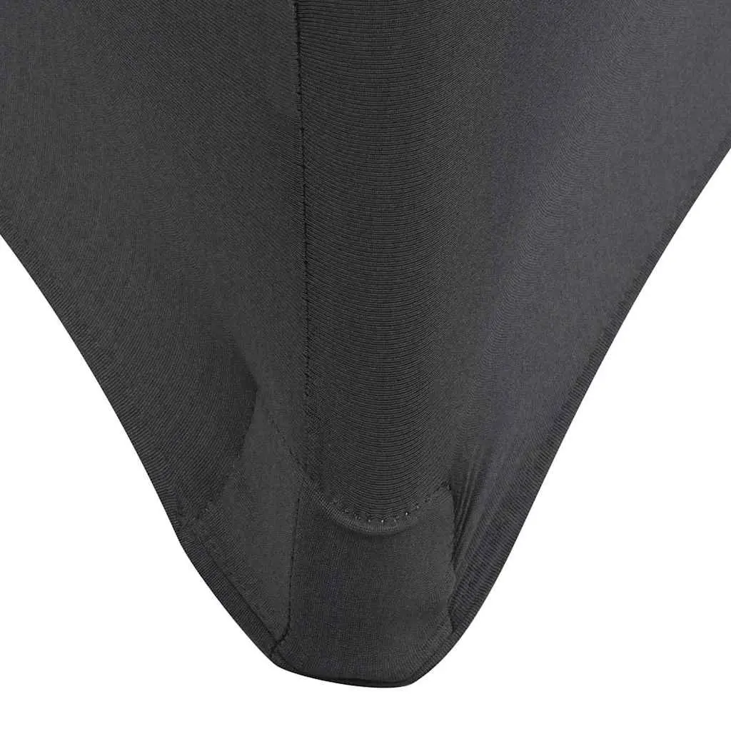 Stretch Table Slipcovers Rectangular Covers 120 cm Anthracite 2 Piece
