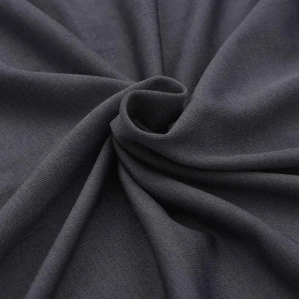 Stretch Table Slipcovers Protection 183x76x74 cm Anthracite 2 Piece