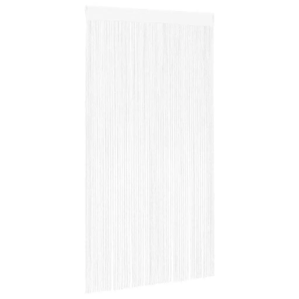 String Curtains Room Divider 100x250 cm White 2 Pack