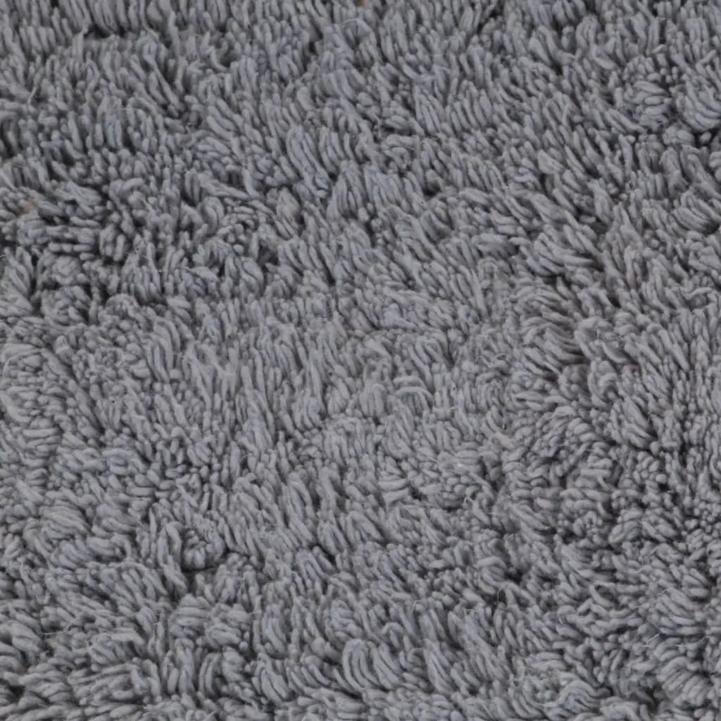 Bathroom Mat Set Non-Slip Water Absorbent 2 Pieces Grey