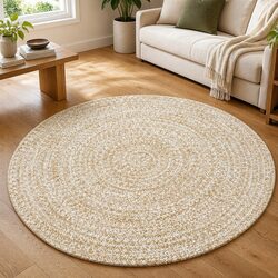 Reassuringly Practical Handmade Jute Area Rug