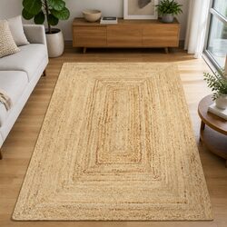 Handwoven Jute Area Rug: Practicality Meets Value