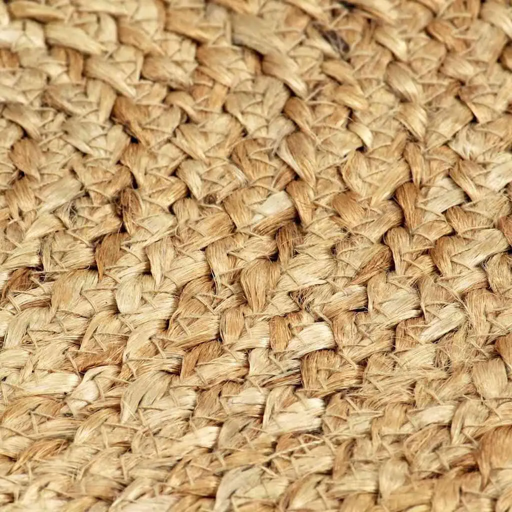Handwoven Jute Placemats Natural Brown 38cm Set of 4