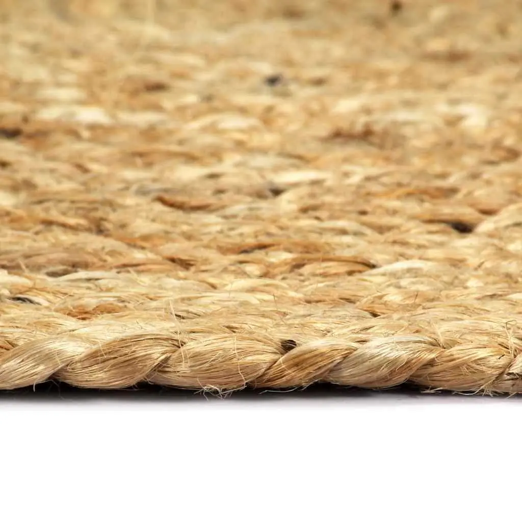 Handwoven Jute Placemats Natural Brown 38cm Set of 4