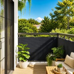Reliable Balcony Privacy Screen 90x500cm for Your Outdoor Area