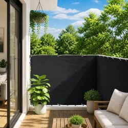 Reliable Balcony Privacy Shade - Warm and Practical