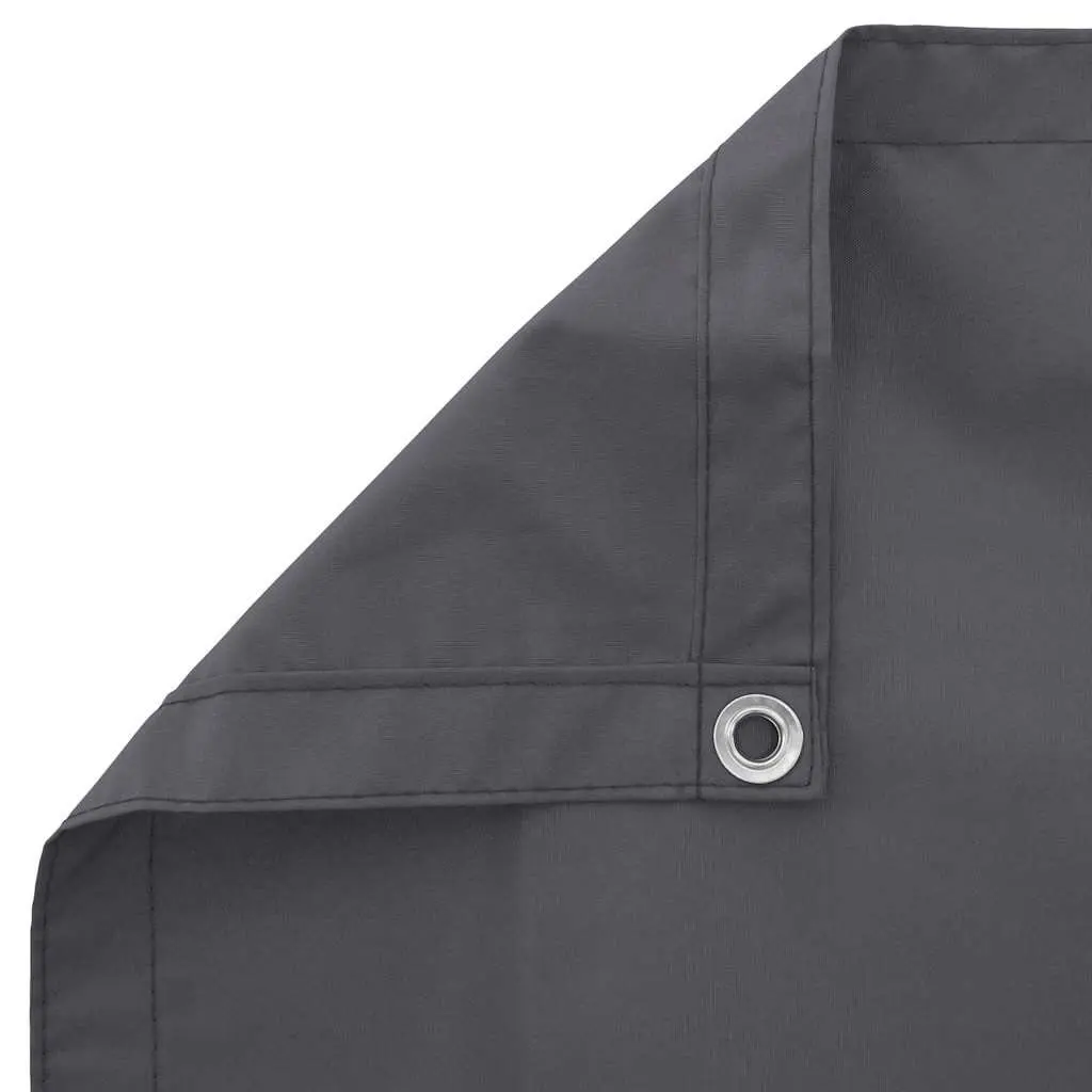 Balcony Screen Privacy Shade Waterproof 120x400 cm Anthracite