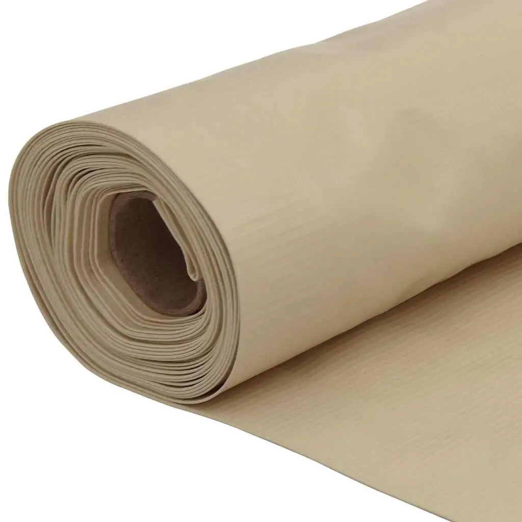 Balcony Screen Privacy Shade 75x500cm Waterproof Sun Protection Beige