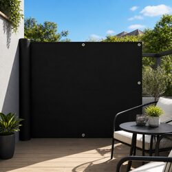 Reliable Black Balcony Privacy Screen 90x300cm