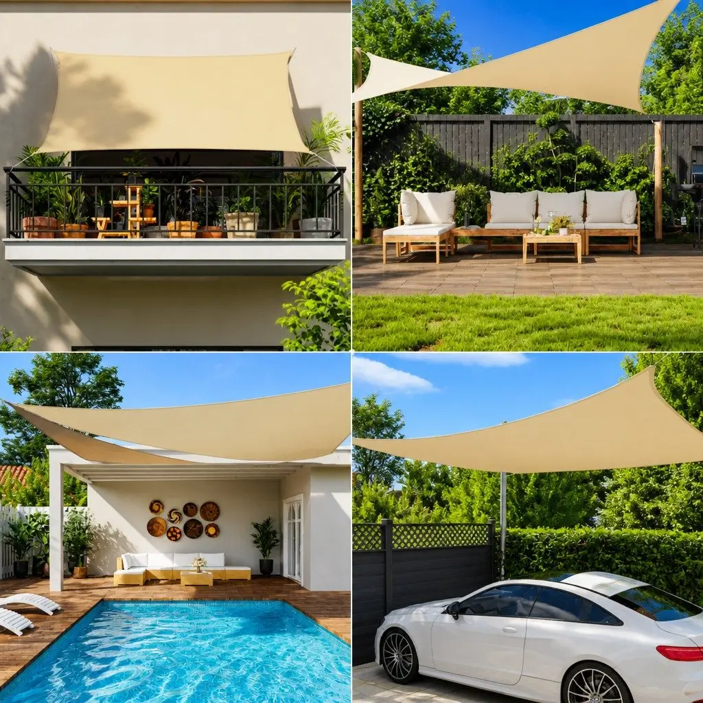 Triangular Sunshade Sail Outdoor UV Protection 2.5 x 2.5 x 3.5 m Anthracite