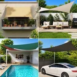 Reliable 3x5m Sunshade Sail for Outdoor Protection