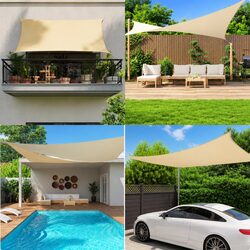 Practical and Affordable Rectangular Sunshade Sail