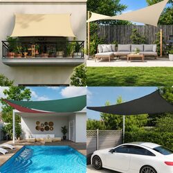 Reliable Rectangular Sunshade Sail 2.5x4m for Your Home