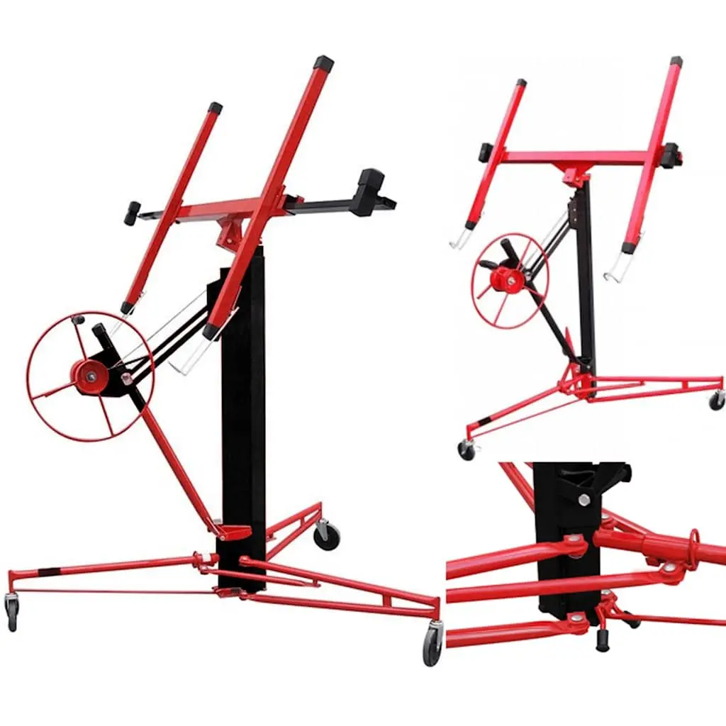 Plasterboard Lifter Tool Wheeled Heavy Duty Height Adjustable