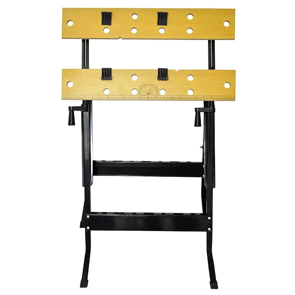 Foldable Workbench Yellow Portable Tool Storage 150cm