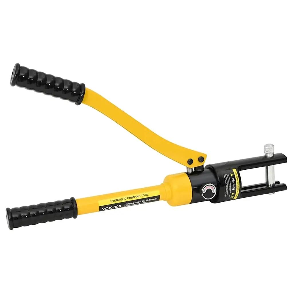 Hydraulic Crimping Tool Cable Lug Crimper 10-300mm² 360° Rotating Head Red