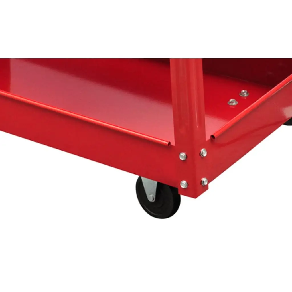 Workshop Tool Trolley 3 Shelves 100kg Load Capacity Multicolour