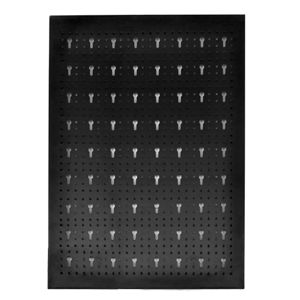 Pegboard Storage Organiser for Tools 3 Panels Black