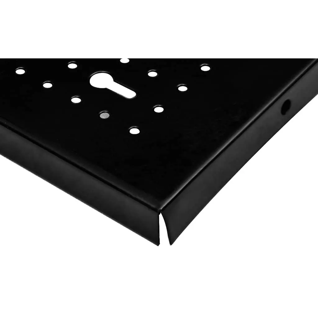 Pegboard Storage Organiser for Tools 3 Panels Black