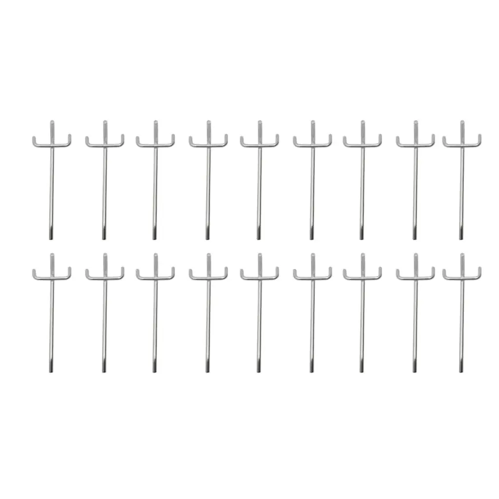 Pegboard Storage Organiser for Tools 3 Panels Black