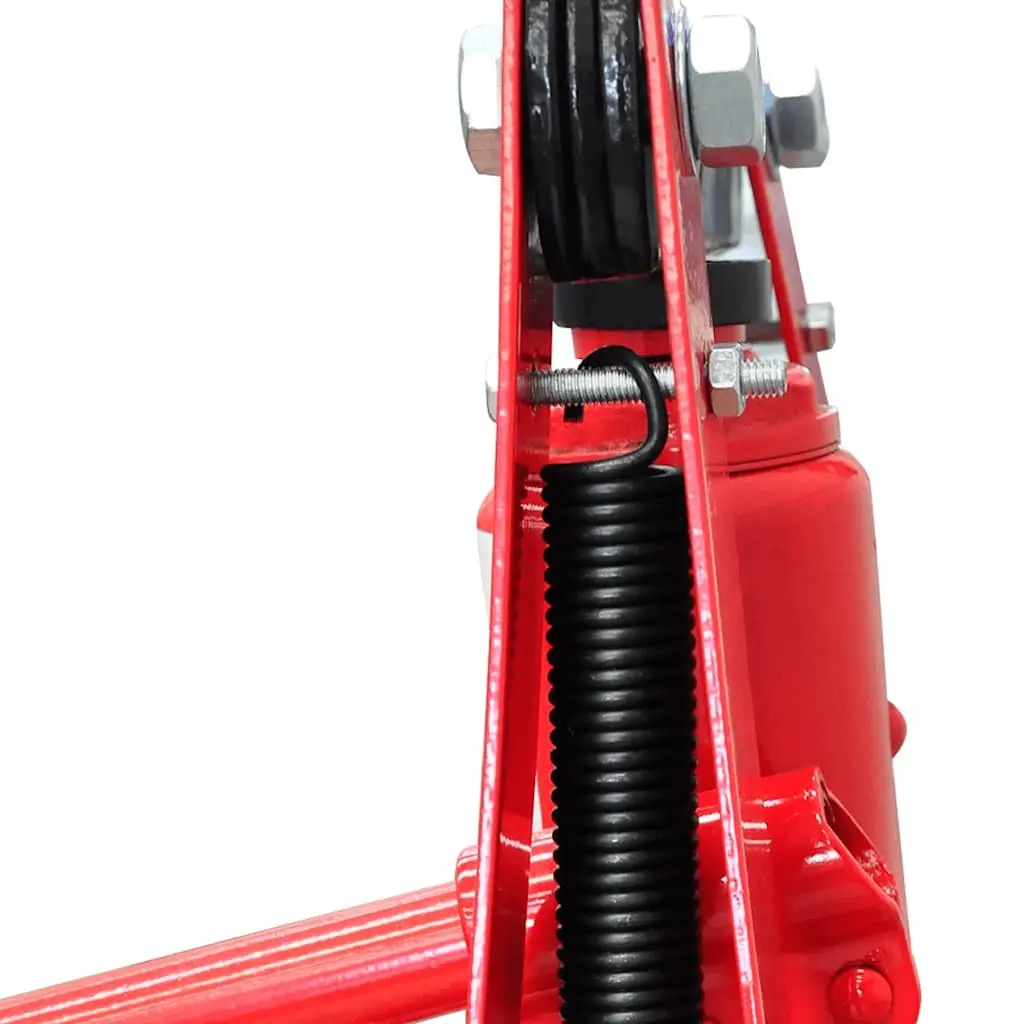 6 Ton Hydraulic Floor Shop Press Heavy Duty Automotive Bearing Bushing Press Red