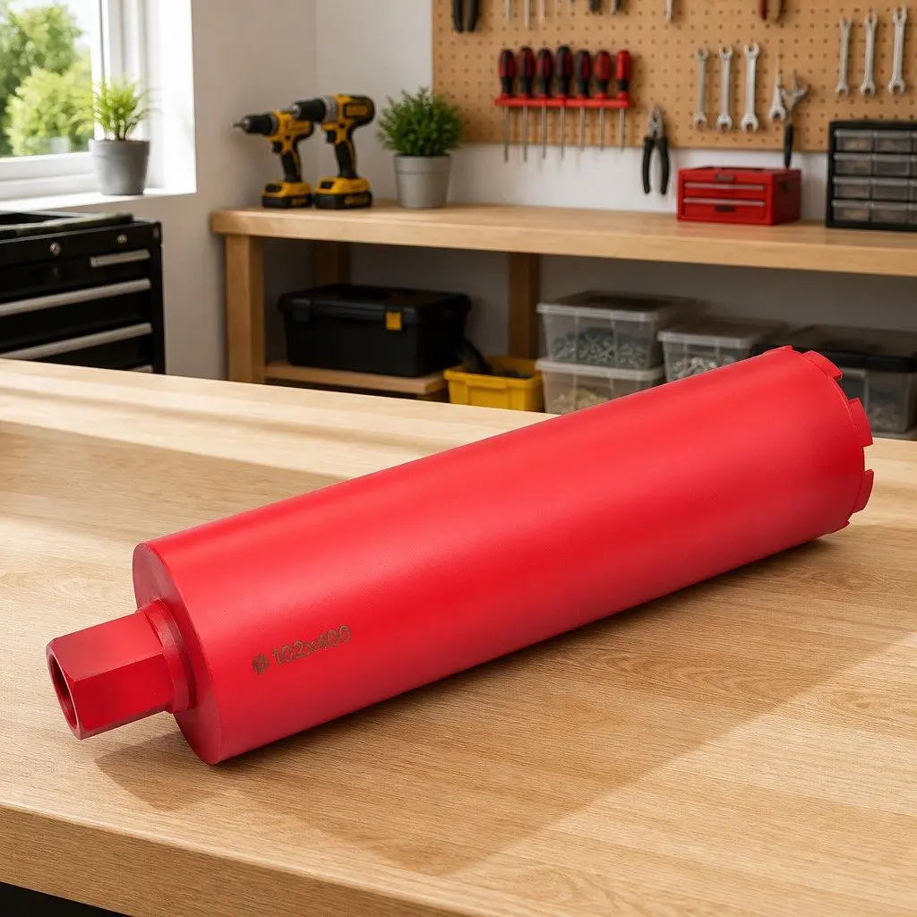 Diamond Core Drill Bit 102mm x 400mm Dry Wet Multicolour Granite Stone Concrete Hard Surface