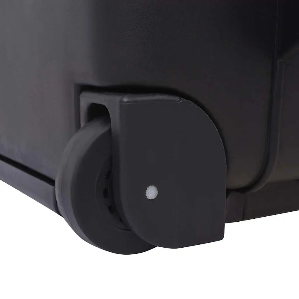 Wheeled Tool Equipment Case Black Pick Pluck Foam Camera Optics Storage