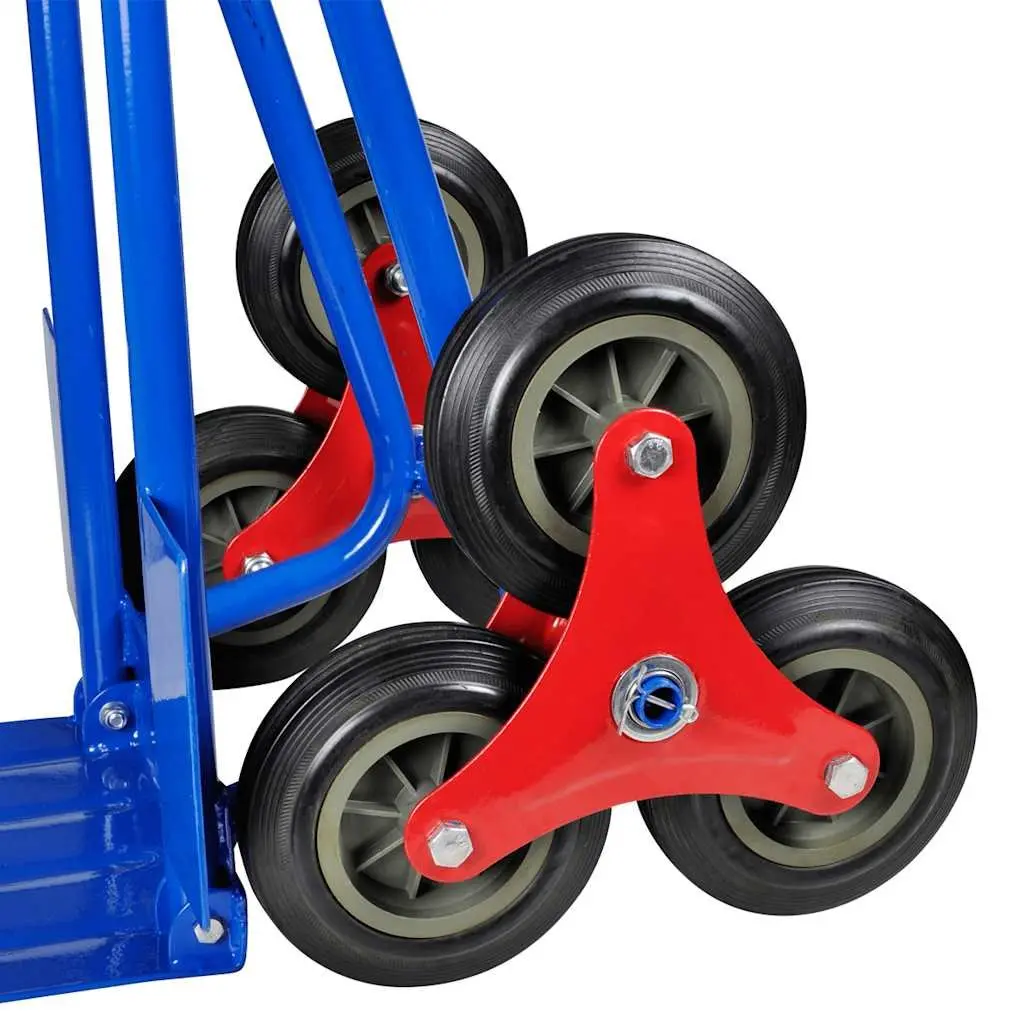 Folding Sack Truck Stair Climbing Cargo Dolly 6 Wheels Green