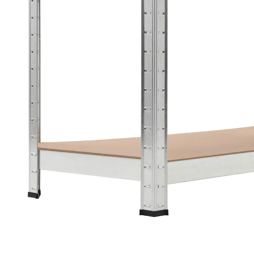 5 Layer Heavy Duty Storage Shelf Anthracite Steel Engineered Wood for Organizing Warehouses Garages Workshops