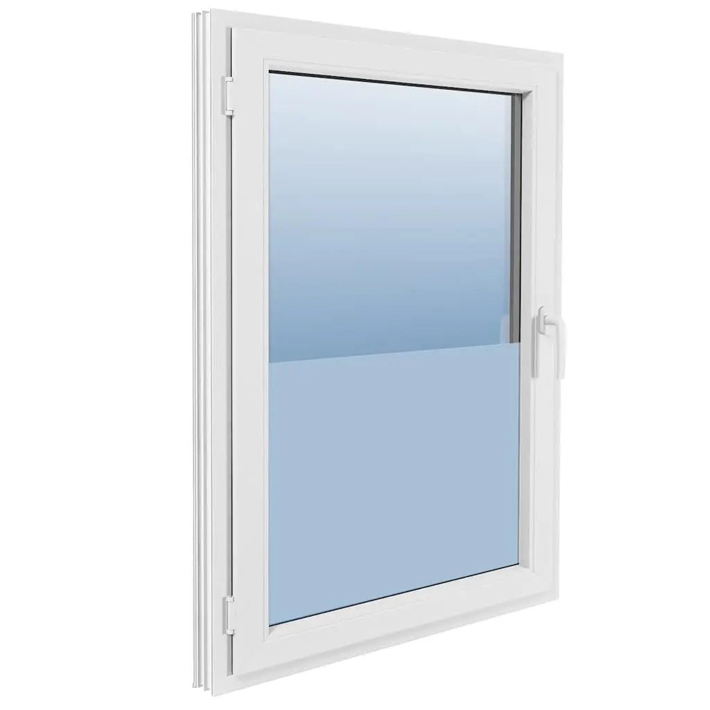 Window Film Frosted Privacy Glass Protector Bathroom Bedroom Office Splash
