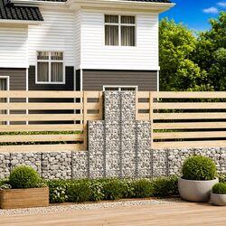 Value and Practicality: 6-Piece Gabion Basket Set